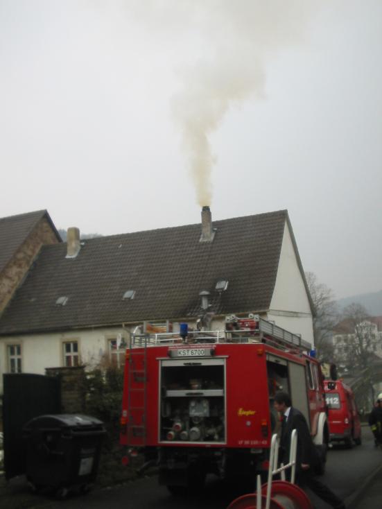 Einsatz am 21. Februar 2008: Schornsteinbrand